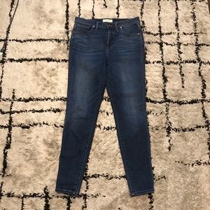 madewell 10” rise skinny jeans